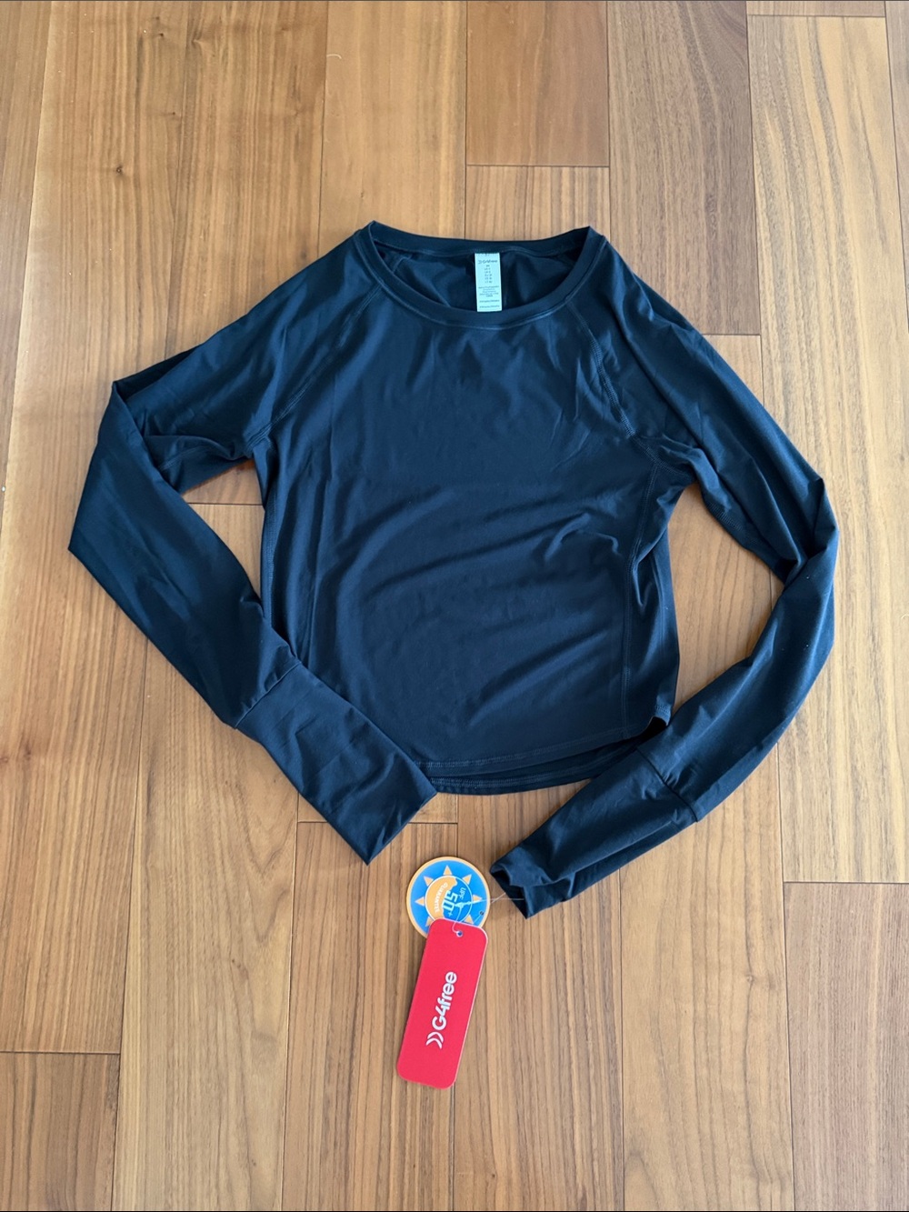 Women’s Black Long-Sleeve Performance Tee